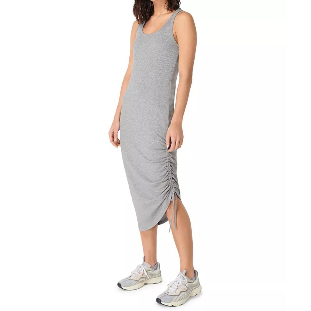 Sweaty Betty Weekend Twist-Back Maxi Tank Dress Grey L